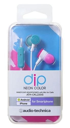 ydip NEON COLORzaudio-technica/ϰ̫ݗpŰ԰ͯ/ATH-CKL220iS WCZ ܲĥڲް