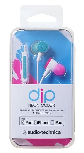 ydip NEON COLORzaudio-technica/iPod iPhone iPadpŰ԰ͯ/ATH-CKL220i WCZ ܲĥڲް