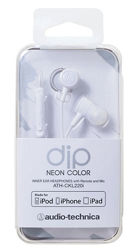 ydip NEON COLORzaudio-technica/iPod iPhone iPadpŰ԰ͯ/ATH-CKL220i WH ܲ