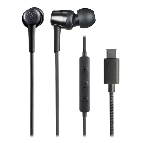 [INNER EAR HEADPHONE] audio-technica/��Ű�԰ͯ����/USB Type-C/ATH-CKD30C BK ��ׯ�
