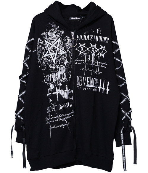 MAJESTIC ROSE LACE UP SLEEVE BIG DESIGN ޯ ߰ ~{