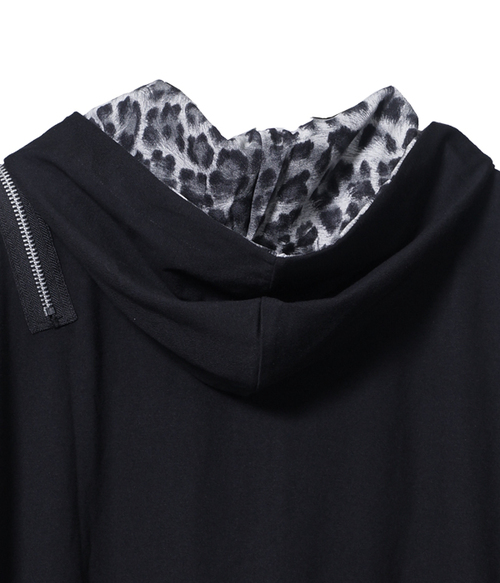 ASYMMETRY DESIGN BLACK ROCK LEOPARD ZIP ߰ {ˮ