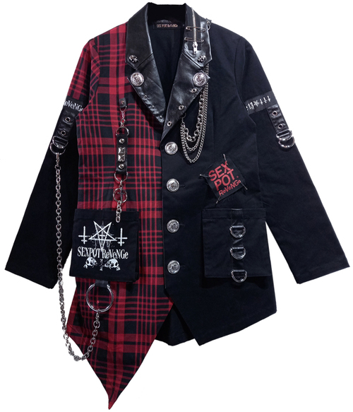 CUSTOM SATANIC CROSS PUNKISH �ެ��� ���{������