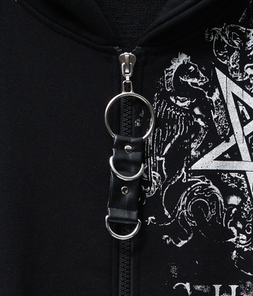 DEATH 13 SIDE LACE UP BLACK RITUAL ZIP ߰  +  x ް