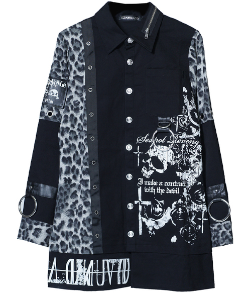 SKULL DARK PUNKISH LEOPARD ��� �ެ��� ��+ˮ���