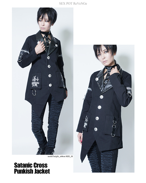 SATANIC CROSS PUNKISH �ެ��� ���{��