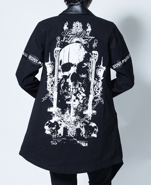 RELIC OF SKULL SATANIC CROSS PUNKISH ެ ~