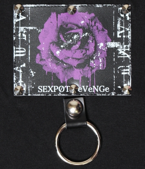 DNA ROSE BLACK PUNK RING BIG Ŀ  x 