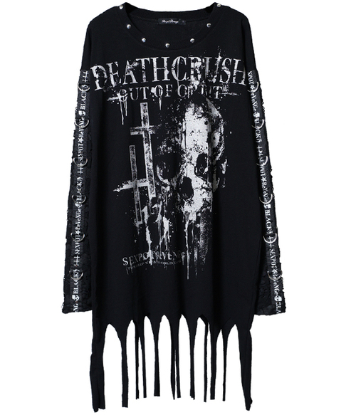 DEATH 13 PUNKISH CRUSH SLEEVE BLACK Ŀ  x ް