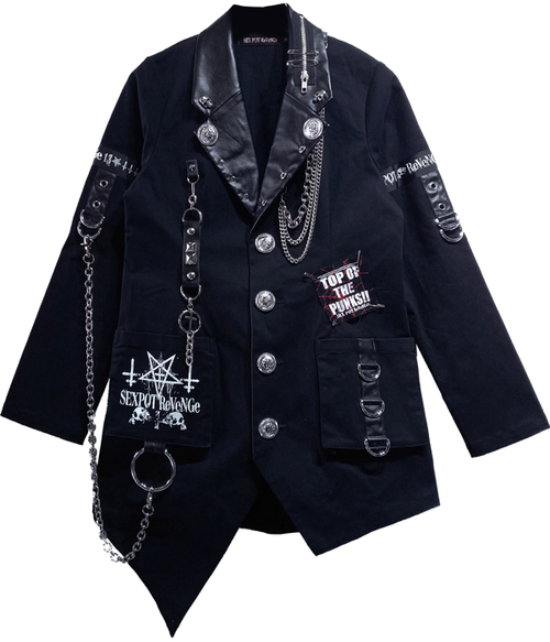 CUSTOM SATANIC CROSS PUNKISH �ެ��� ���{��