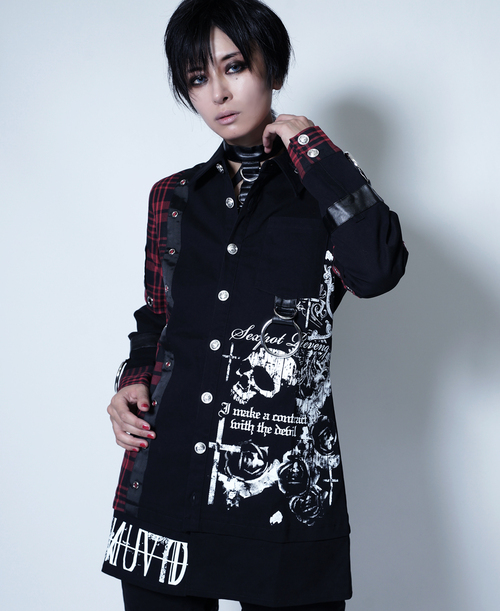 SKULL DARK PUNKISH CHECK ��� �ެ��� ��+������