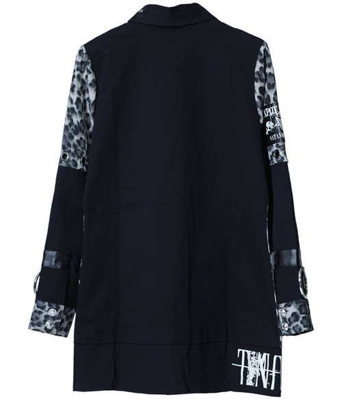 CUSTOM SKULL DARK PUNKISH LEOPARD  ެ +ˮ