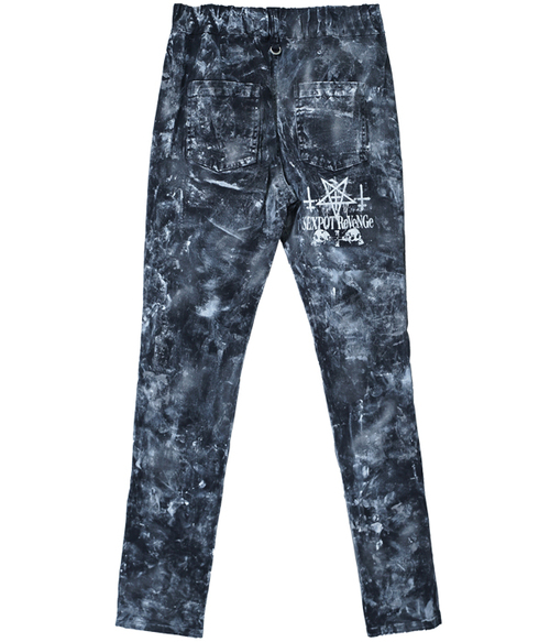 DESTROY PUNK SLASH STRETCH ��ư ���� WHT ���{���n�߲��