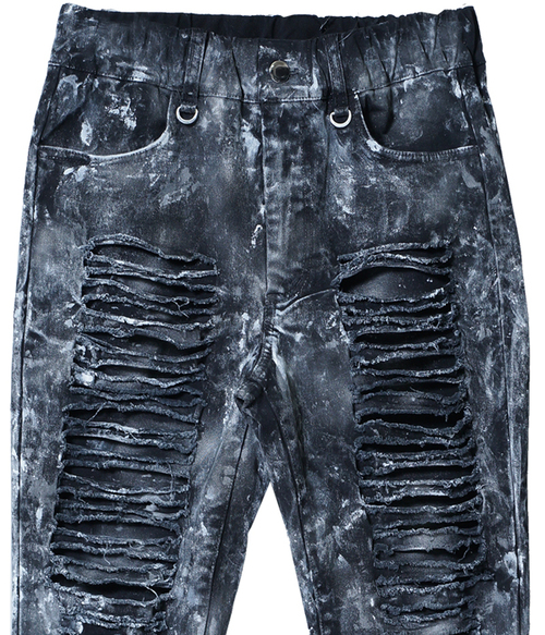 DESTROY PUNK SLASH STRETCH ��ư ���� WHT ���{���n�߲��