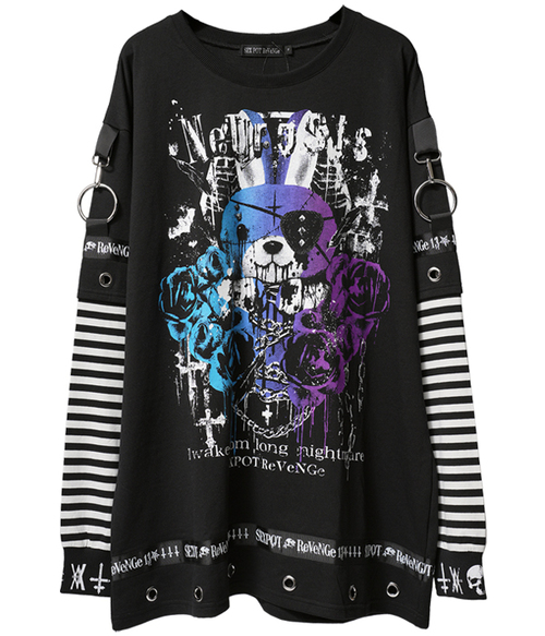 NEUROSIS BUNNY LOGO BELT BORDER BIG ��Ŀ� ���{�����ް�ް