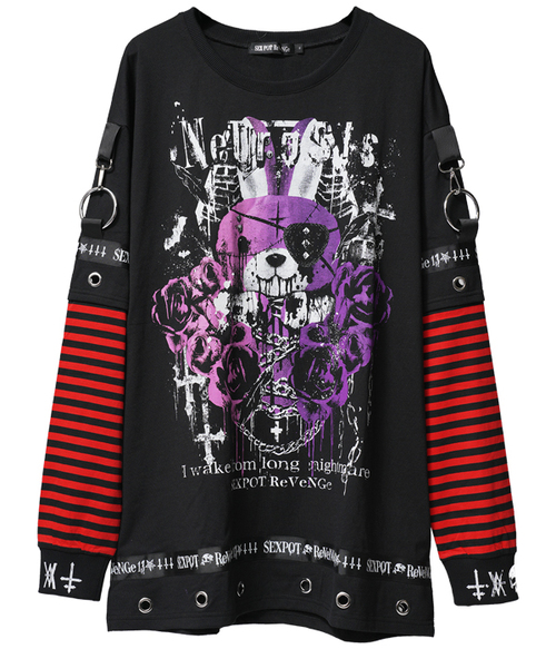 NEUROSIS BUNNY LOGO BELT BORDER BIG ��Ŀ� ���{�ԍ��ް�ް