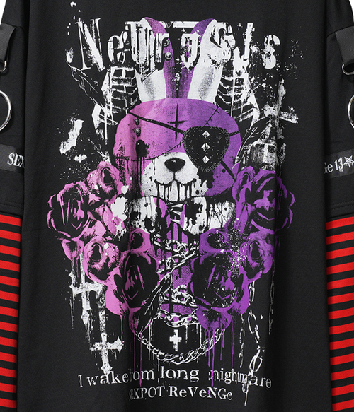 NEUROSIS BUNNY LOGO BELT BORDER BIG ��Ŀ� ���{�ԍ��ް�ް