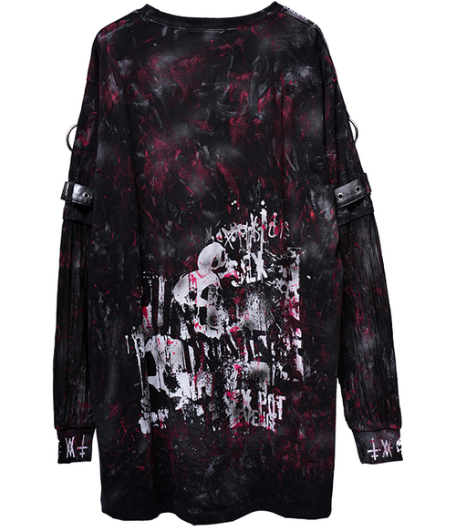 Grunge Belt&Sid Ring Design Washer Cutsew ��� ��+ܯ������n/��+��/��