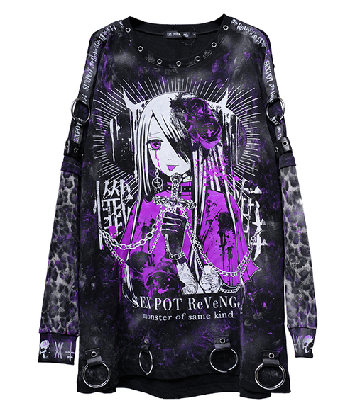 Grunge Belt&Sid Ring Design Leopard Cutsew ��� ��+ˮ���/��+��/��