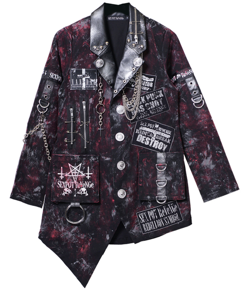 CUSTOM RELIC OF SKULL SATANIC CROSS PUNKISH ެ  x ԸݼމH