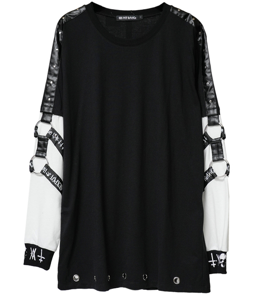 STUDS & BELT DESIGN PUNKISH ��Ŀ� ���{��