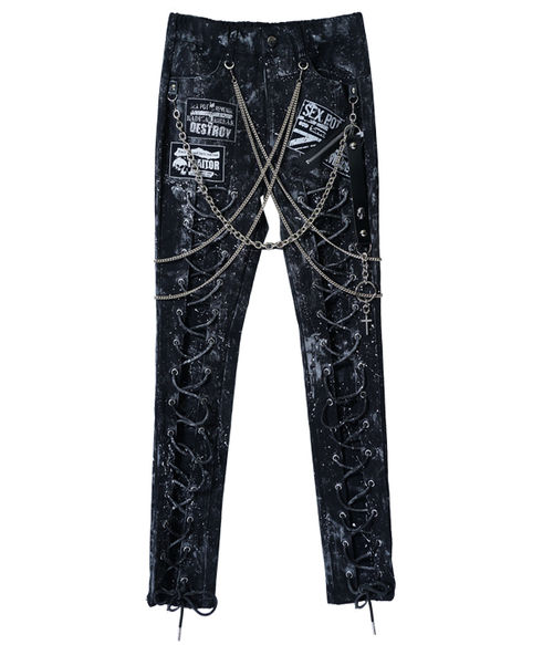 CUSTOM PUNKISH LACE UP ���� ��