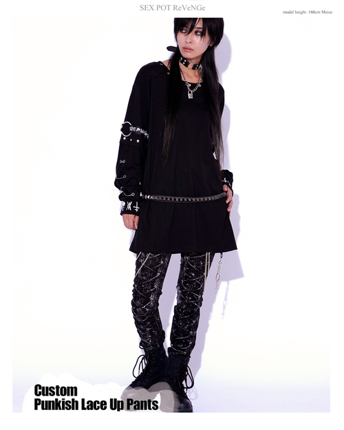 CUSTOM PUNKISH LACE UP ���� ��