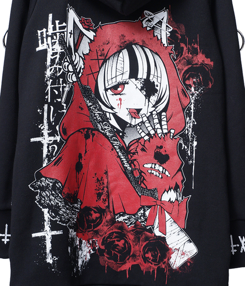 ݕt΁H REVERSE SKULL LONG ZIP ߰  x +