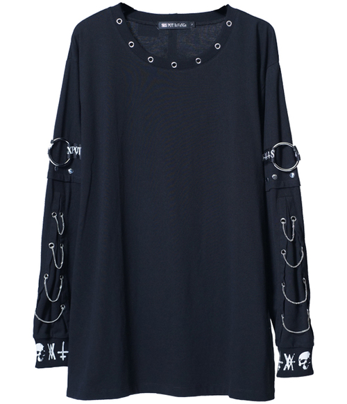 BONDAGE CHAIN SLEEVE PUNKISH ��Ŀ� ��