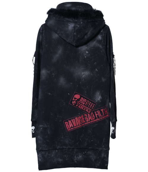 CUSTOM REVERSE SKULL LONG ZIP ߰ 