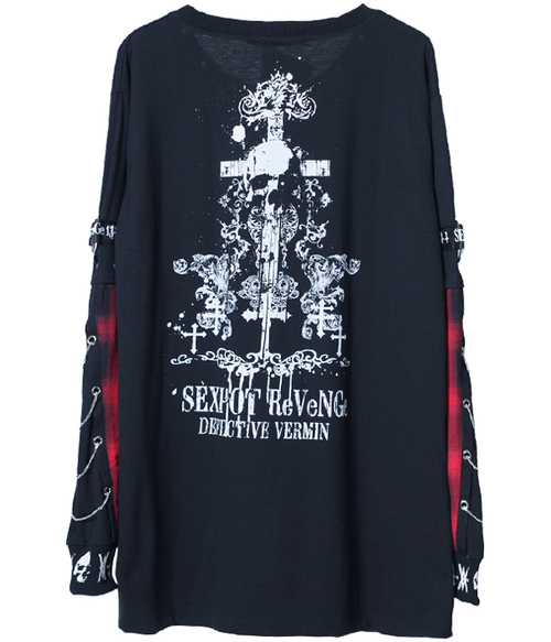 BONDAGE CHAIN SLEEVE PUNKISH ��Ŀ� ���{������