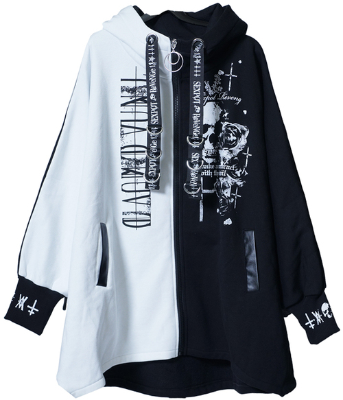 ROUGE CROSS PONCHO ZIP �߰� ���{��