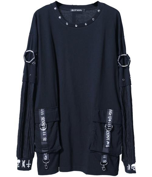 CROSS BELT PUNKISH WASHER SLEEVE ��Ŀ� ��