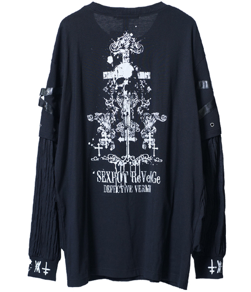 CROSS BELT PUNKISH WASHER SLEEVE ��Ŀ� ��