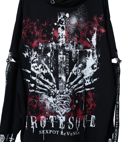 GROTESQUE PUNKISH HIGH NECK ޻޲ Ŀ ~ +  + ް