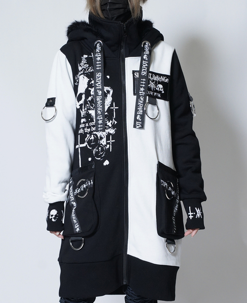 REVERSE SKULL LONG ZIP �߰� ���{��