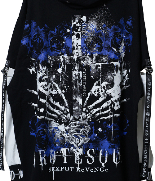 GROTESQUE PUNKISH HIGH NECK ޻޲ Ŀ  + ~ +  + ް