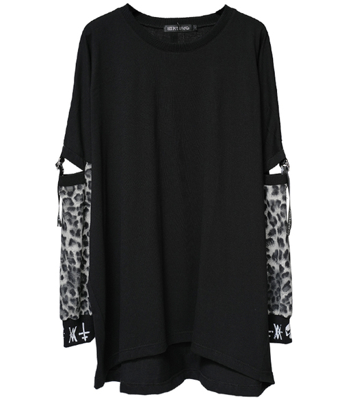 BONDAGE LEOPARD SLEEVE ��Ŀ� ���{ˮ���