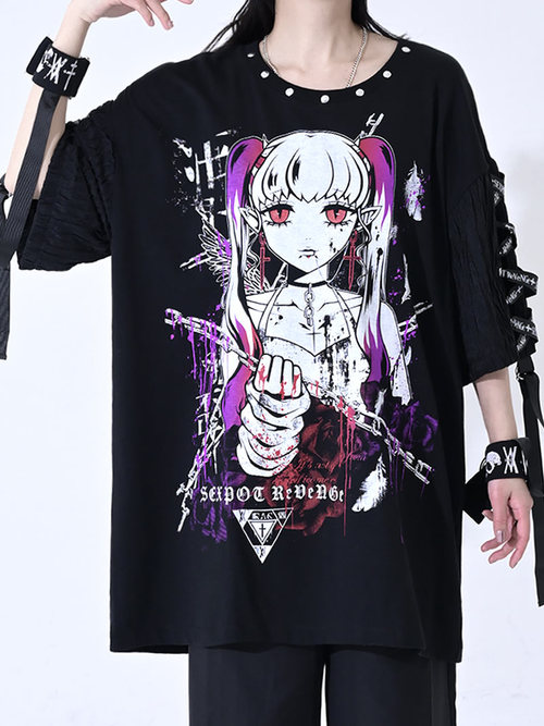 Bondage Wrist Lace Up Cutsew �����܂œV�g 
