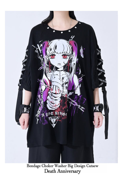 Bondage Wrist Lace Up Cutsew �����܂œV�g 