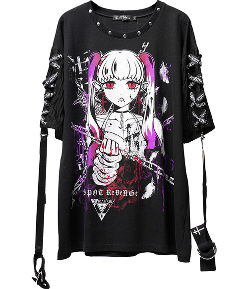 Bondage Wrist Lace Up Cutsew �����܂œV�g 