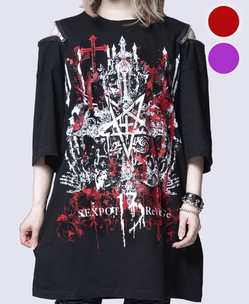 Shoulder Zip Big Cutsew The Back 13 BODY �� Print Color ��+��