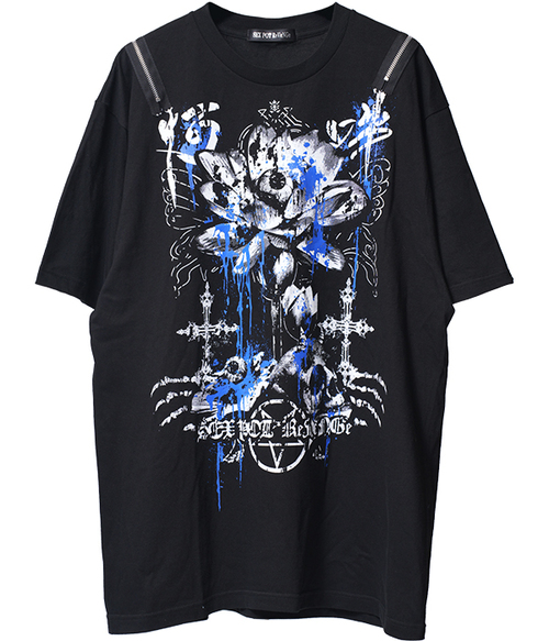 Shoulder Zip Big Cutsew �S�@ BODY �� Print Color ��+��