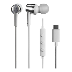 [INNER EAR HEADPHONE] audio-technica/��Ű�԰ͯ����/USB Type-C/ATH-CKD30C WH �ܲ�