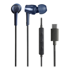 [INNER EAR HEADPHONE] audio-technica/��Ű�԰ͯ����/USB Type-C/ATH-CKD30C BL ��ٰ