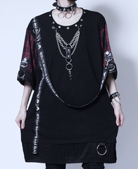 CUSTOM PUNKISH LOGO BELT CHECK ڲ԰ Ŀ {