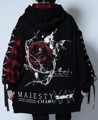 MAJESTIC ROSE LACE UP SLEEVE BIG DESIGN ޯ ߰ {~{