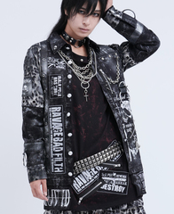 CUSTOM THRONE OF BONES SKULL DARK PUNKISH LEOPARD ��� �ެ��� ��+ˮ��� x �����ݼމ��H
