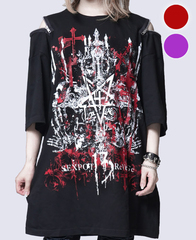 Shoulder Zip Big Cutsew The Back 13 BODY �� Print Color ��+��