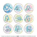 ホログラム缶バッジ (57mm) 「初音ミク×シナモロール」 02 / ブラインド (全9種) (コラボ イラスト) BOX